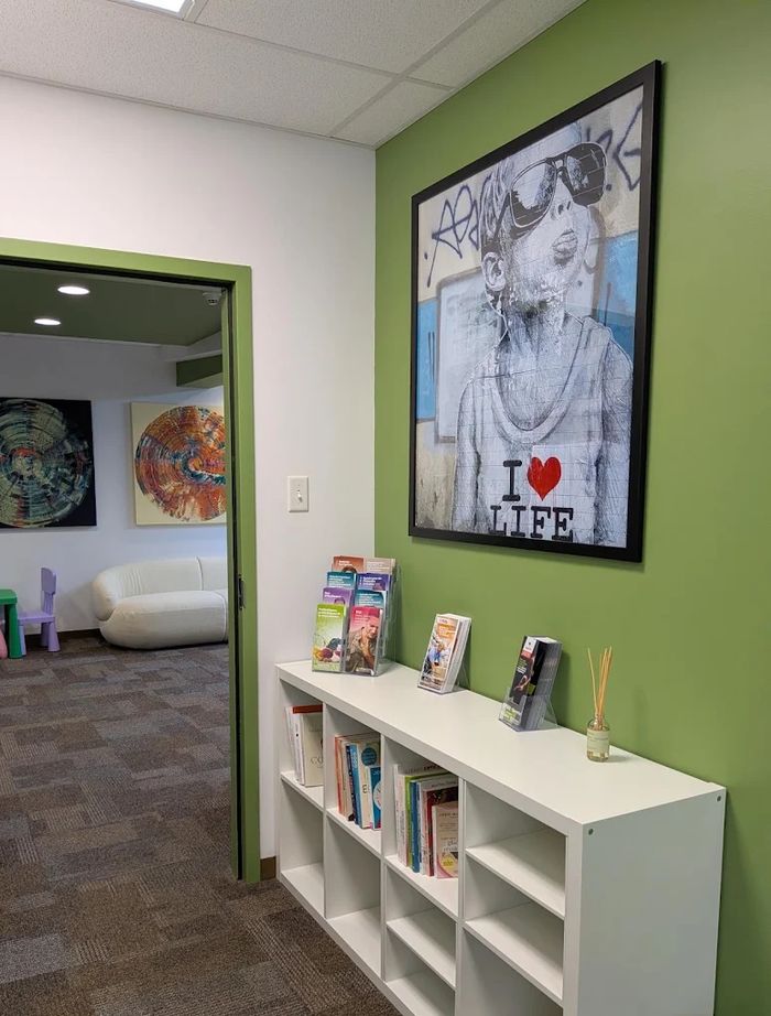 Corridor d'accueil — Espace clinique A