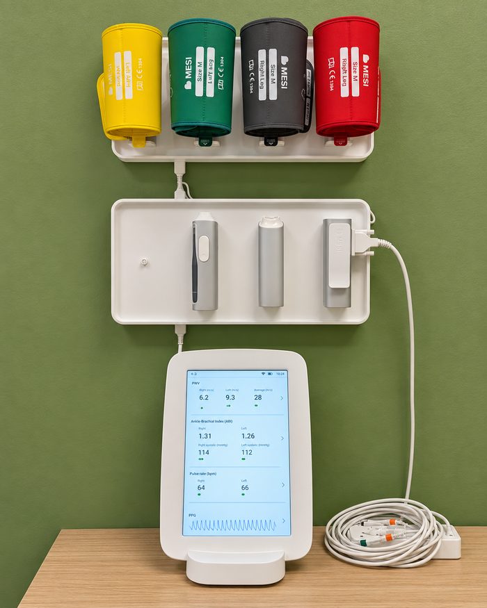 Système diagnostique MESI (ECG, ITB, spirométrie) — Espace clinique A