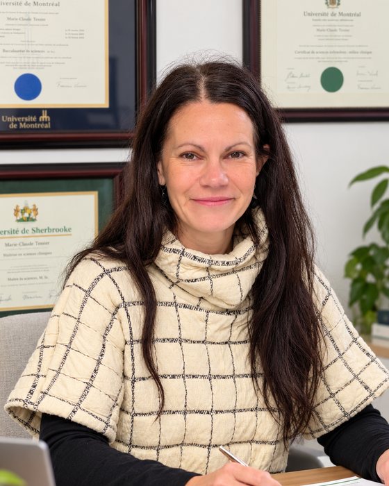 Marie-Claude Tessier, IPSPL, à son bureau de la Clinique IPS du Palais